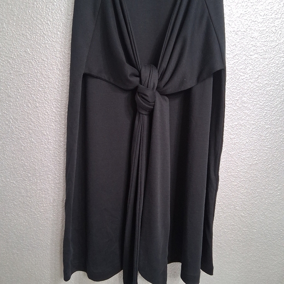 NWT Vince.  Mock Neck Sleeveless Front Tie Dress     Size M - Picture 6 of 10